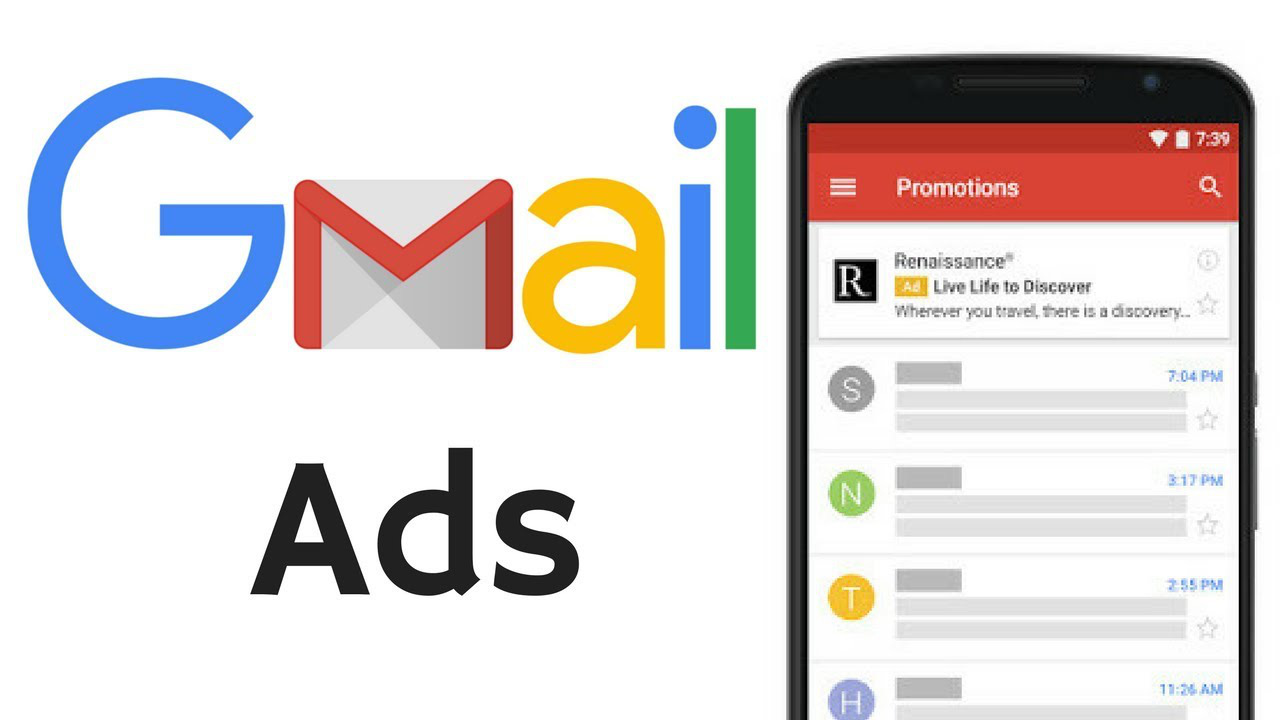 Quảng cáo Gmail Google